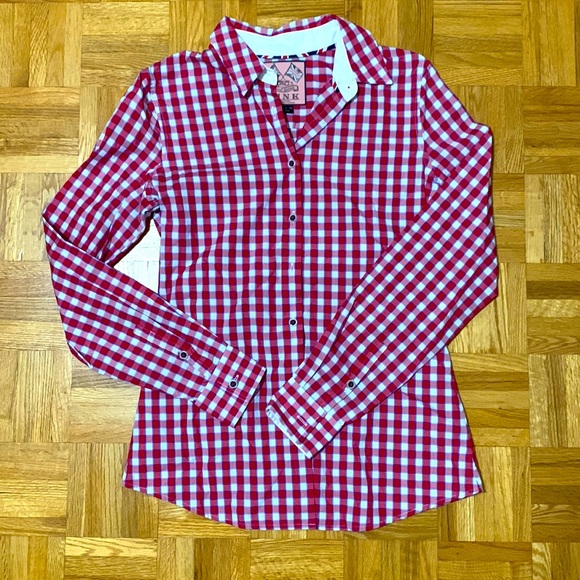 Thomas Pink Tops - Plaid button down shirt. Never worn